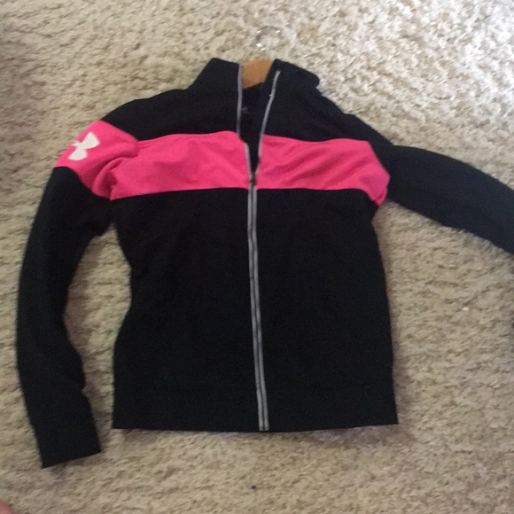 UnderArmor pink / Black Jacket Small - Picture 3 of 4